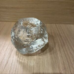 Snowball Glass Candle Votive